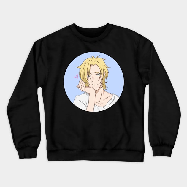 Ash Lynx Heart Crewneck Sweatshirt by Sophprano